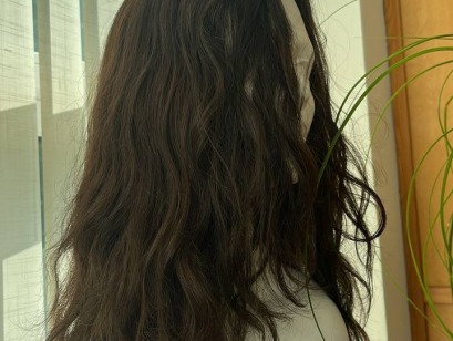 Женский парик из натуральных волос премиального качества